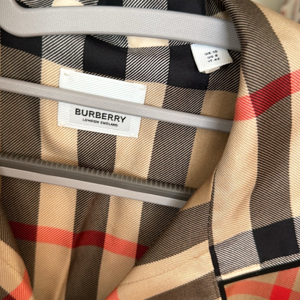 Authentic Burberry Tierney Bowling Pajama Shirt - Picture 3 of 3